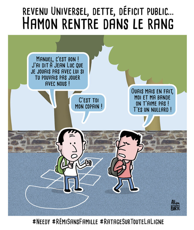 Revenu Universel, dette, déficit public. Le grand renoncement de Hamon