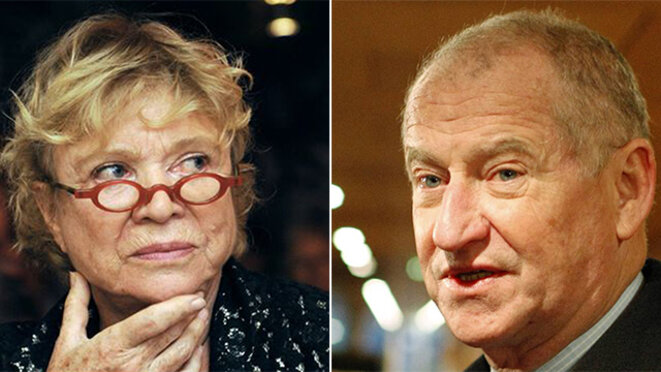L'ancienne juge Eva Joly et l'ex-procureur Éric de Montgolfier © Reuters