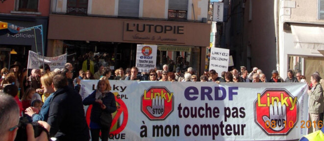 Manifestation à Gap (05) en octobre 2016 © DR Manifestation à Gap (05) en octobre 2016 © DR