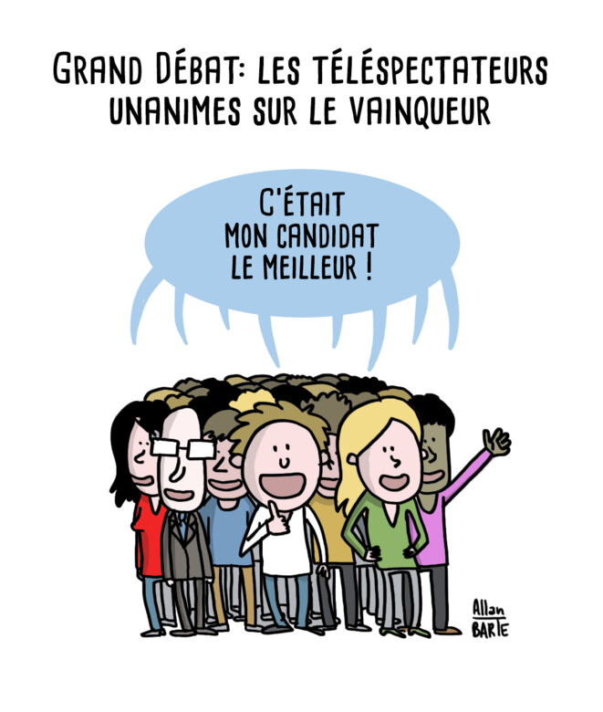Et le vainqueur du grand débat est...