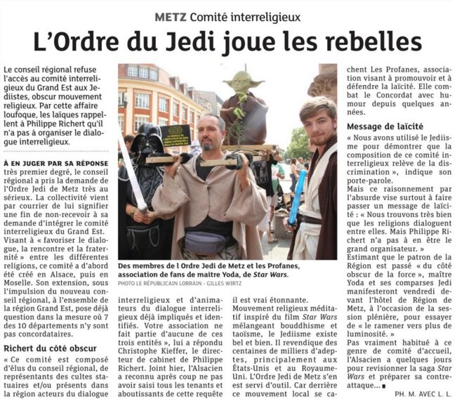 Ordre Jedi de Metz Ordre Jedi de Metz