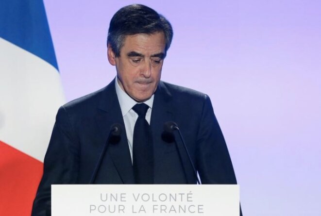 François Fillon à Biarritz le 24 mars. © Reuters. François Fillon à Biarritz le 24 mars. © Reuters.