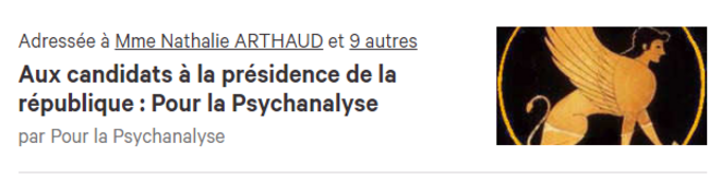 L'actualité au débotté -4->>>>Petition pour la psychanalyse