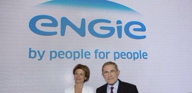 Isabelle Kocher, directrice générale, et Gérard Mestrallet, président du conseil d'Engie © DR