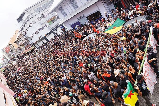 Cayenne 28 mars 2017. Photo France-Guyane (I) Cayenne 28 mars 2017. Photo France-Guyane (I)