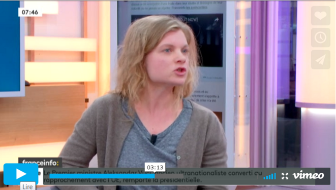 Actualité au débotté - 21 -Anne Lise Heimburger sur France Info- L'appel des artistes