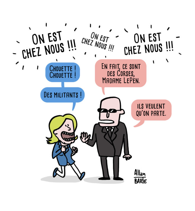 LePen chez les Corses