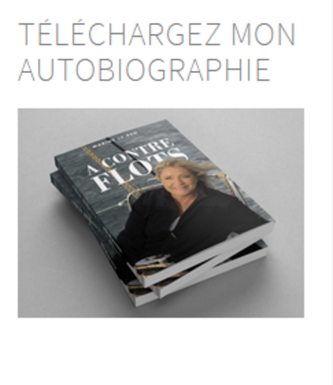 Lien sur le site vers la bio de Marine Le Pen © Le Site de Marine Le Pen Lien sur le site vers la bio de Marine Le Pen © Le Site de Marine Le Pen