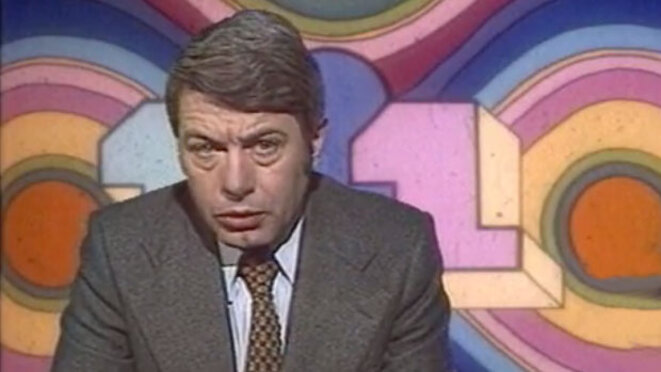 Roger Gicquel le 18 février 1976 Roger Gicquel le 18 février 1976