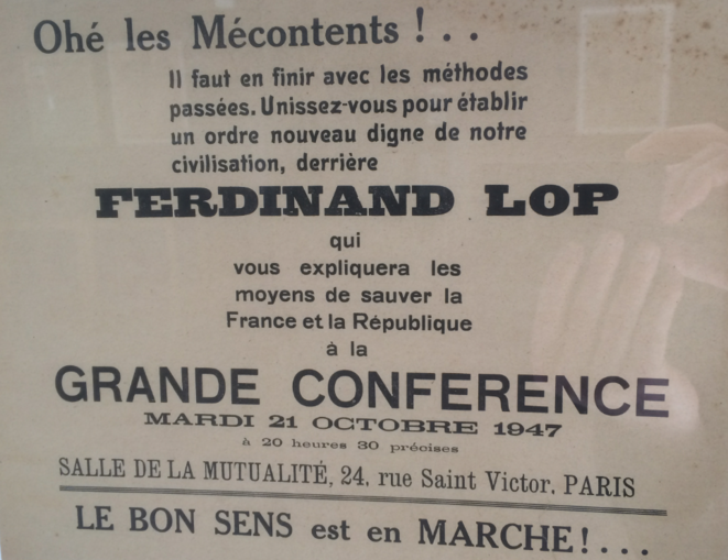 Où il appert que Ferdinand Lop était déjà « en marche ! » voilà soixante-dix ans... Où il appert que Ferdinand Lop était déjà « en marche ! » voilà soixante-dix ans...