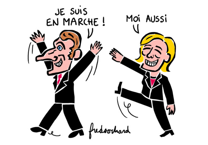 En marche… au pas de l'oie!