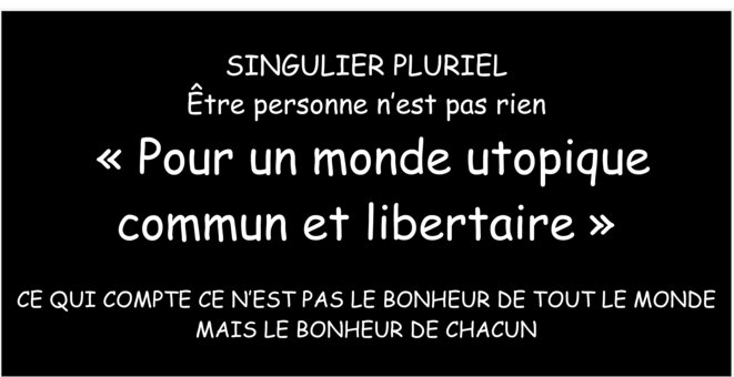 Singulier Pluriel : "Nous autres, nous-mêmes"