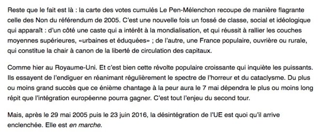 Extrait de l'article de Russia Today. Extrait de l'article de Russia Today.