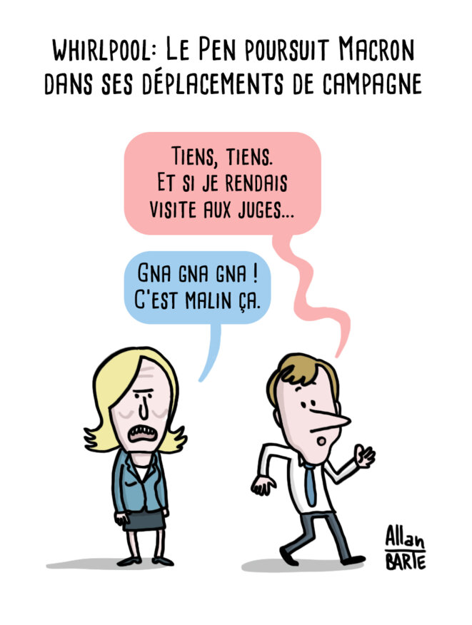 LePen sur les talons de Macron