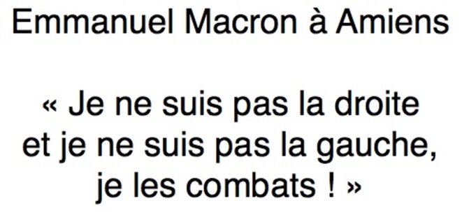Emmeanuel Macron combat la gauche Emmeanuel Macron combat la gauche