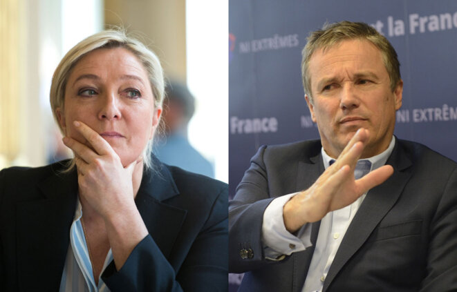 Nicolas Dupont-Aignan à la sauce brune, nouveau soutien du FN.