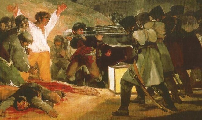 Tres de mayo - Le trois mai de Fransisco Goya Tres de mayo - Le trois mai de Fransisco Goya