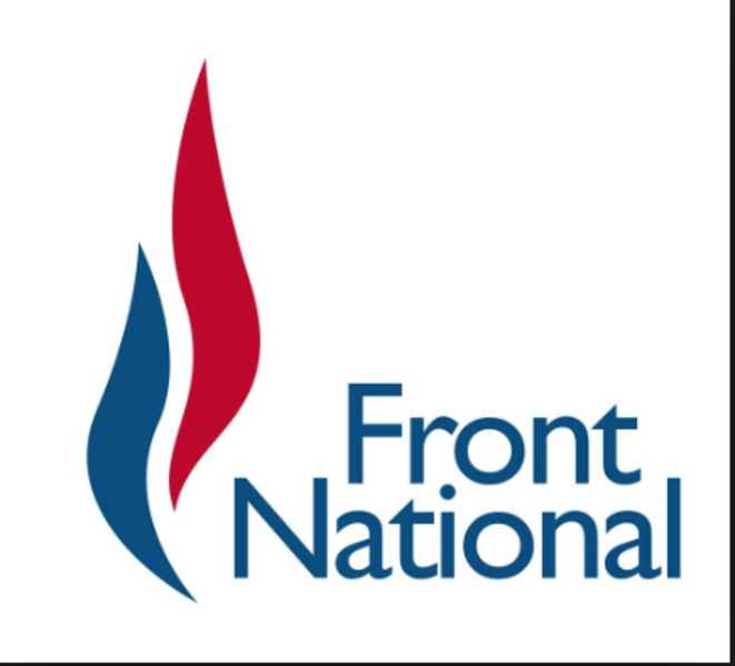 La nouvelle flamme du Front national. La nouvelle flamme du Front national.