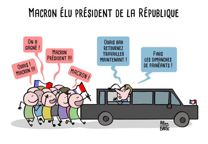 Macron élu président de la République française