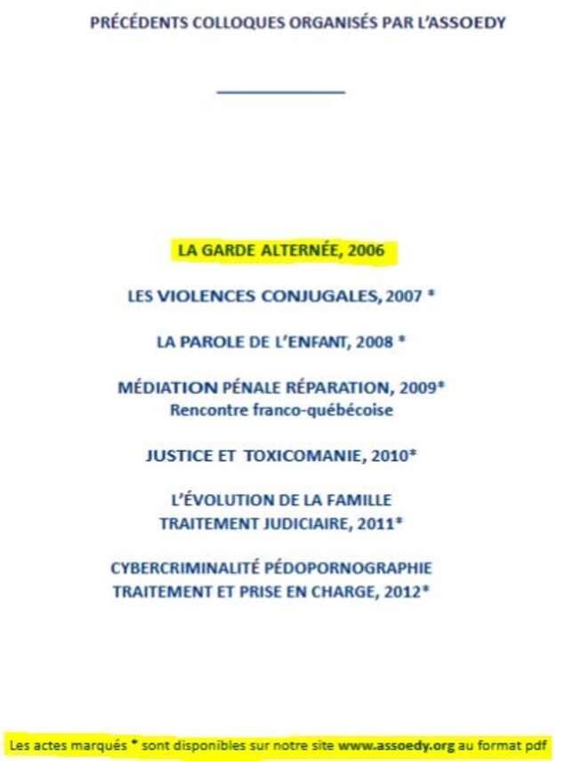 Capture d'écran de la liste des rapports archivés par l'ASSOEDY © ASSOEDY Capture d'écran de la liste des rapports archivés par l'ASSOEDY © ASSOEDY