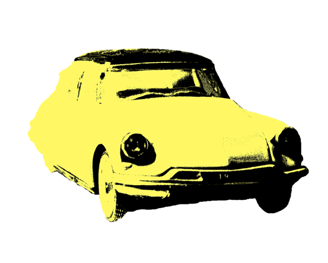 La célèbre Citroën DS, "nouvelle cathédrale gothique" pour Barthes, orne l'édition de poche des "Mythologies". © Antoine Marquet La célèbre Citroën DS, "nouvelle cathédrale gothique" pour Barthes, orne l'édition de poche des "Mythologies". © Antoine Marquet