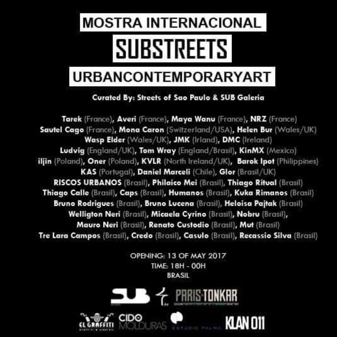 Exposition Substreets à Sao Paulo