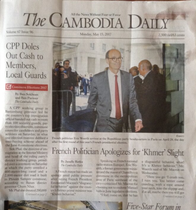 Cambodia Daily 15/5/2017 Cambodia Daily 15/5/2017