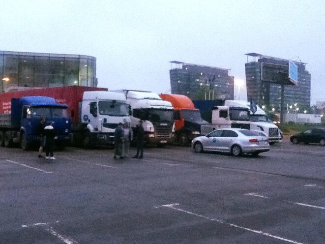 Russie. Arrestations de routiers grévistes.