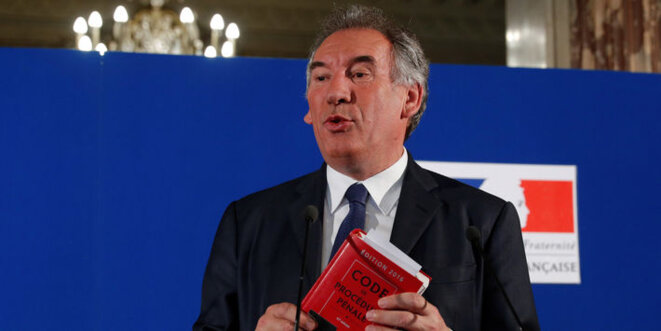 François Bayrou, ce 1er juin au ministère de la justice © Reuters François Bayrou, ce 1er juin au ministère de la justice © Reuters