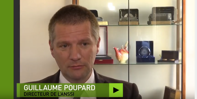 The head of France's cyber security agency ANSSI, Guillaume Poupard, interviewed by Russian media. © RT The head of France's cyber security agency ANSSI, Guillaume Poupard, interviewed by Russian media. © RT