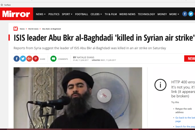 Abou Bakr Al-Baghdadi est-il mort ?