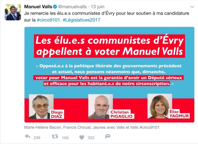 Capture d'écran Twitter