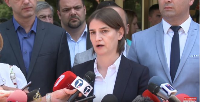 Ana Brnabic © Capture écran Youtube Ana Brnabic © Capture écran Youtube