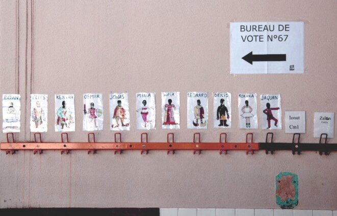 Dans un bureau de vote toulousain. © Emmanuel Riondé Dans un bureau de vote toulousain. © Emmanuel Riondé
