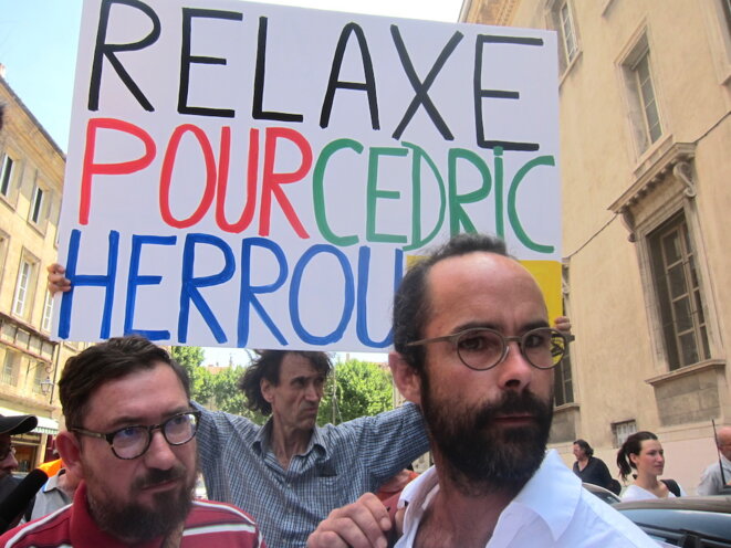 Cédric Herrou, peu avant son procès lundi 19 juin 2017 © LF Cédric Herrou, peu avant son procès lundi 19 juin 2017 © LF