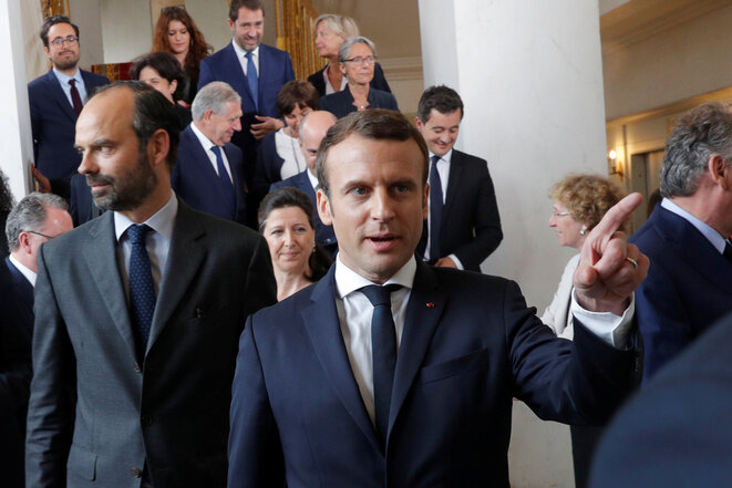 Emmanuel Macron. © Reuters