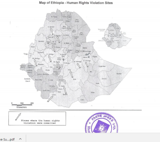 Carte Ethiopie - HRCO © Human rights council Carte Ethiopie - HRCO © Human rights council