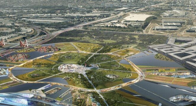 Visualisation du projet Europa City (DR) Visualisation du projet Europa City (DR)