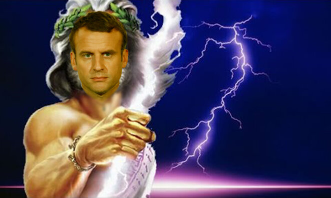 Macron as Jupiter