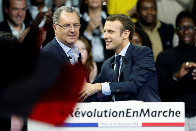 Richard Ferrand et Emmanuel Macron. © Reuters Richard Ferrand et Emmanuel Macron. © Reuters