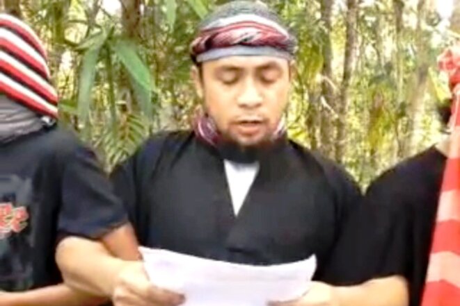 L’émir Isnilon Hapilon. © (capture d'écran vidéo) L’émir Isnilon Hapilon. © (capture d'écran vidéo)