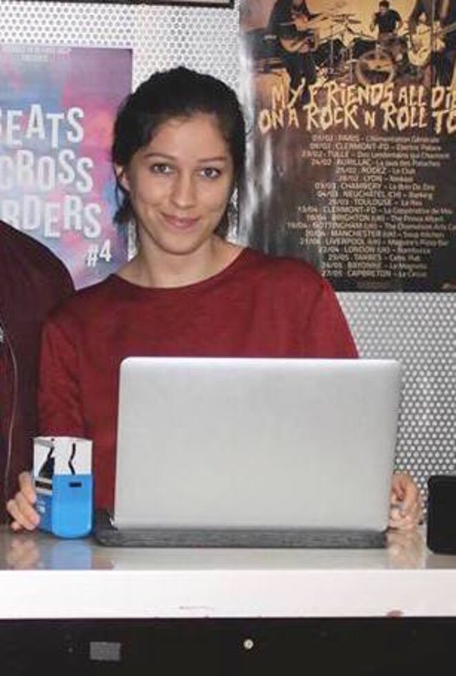 Tina, l'une des coordinatrices de "l'aide matérielle" © Sciences Po Refugee Help Tina, l'une des coordinatrices de "l'aide matérielle" © Sciences Po Refugee Help