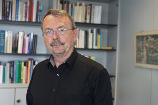 Le sociologue et économiste Wolfgang Streeck, à Cologne. © AP Le sociologue et économiste Wolfgang Streeck, à Cologne. © AP
