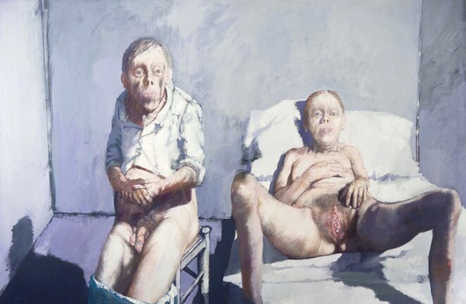 Jean Rustin, Encore une sale journée Acrylique sur toile (130×194 cm) © Jean Rustin 1986 – Tous droits réservés Jean Rustin, Encore une sale journée Acrylique sur toile (130×194 cm) © Jean Rustin 1986 – Tous droits réservés