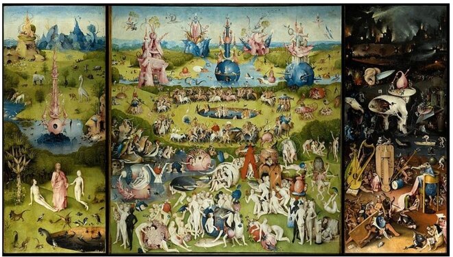 Le Jardin des délices, triptyque Le Jardin des délices, triptyque
