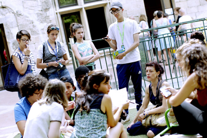 Les jeunes de la Radio des Suds © Stéphane Barbier Les jeunes de la Radio des Suds © Stéphane Barbier