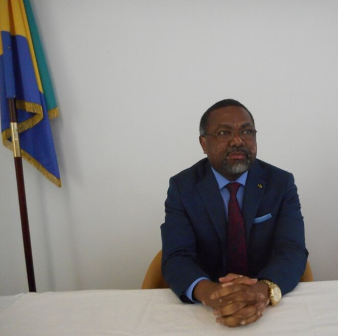 S.E.M. Flavien Enongoué, Ambassadeur, Haut Représentant de la République Gabonaise en France, Représentant permanent du Gabon auprès de l’Organisation internationale de la Francophonie (OIF) S.E.M. Flavien Enongoué, Ambassadeur, Haut Représentant de la République Gabonaise en France, Représentant permanent du Gabon auprès de l’Organisation internationale de la Francophonie (OIF)