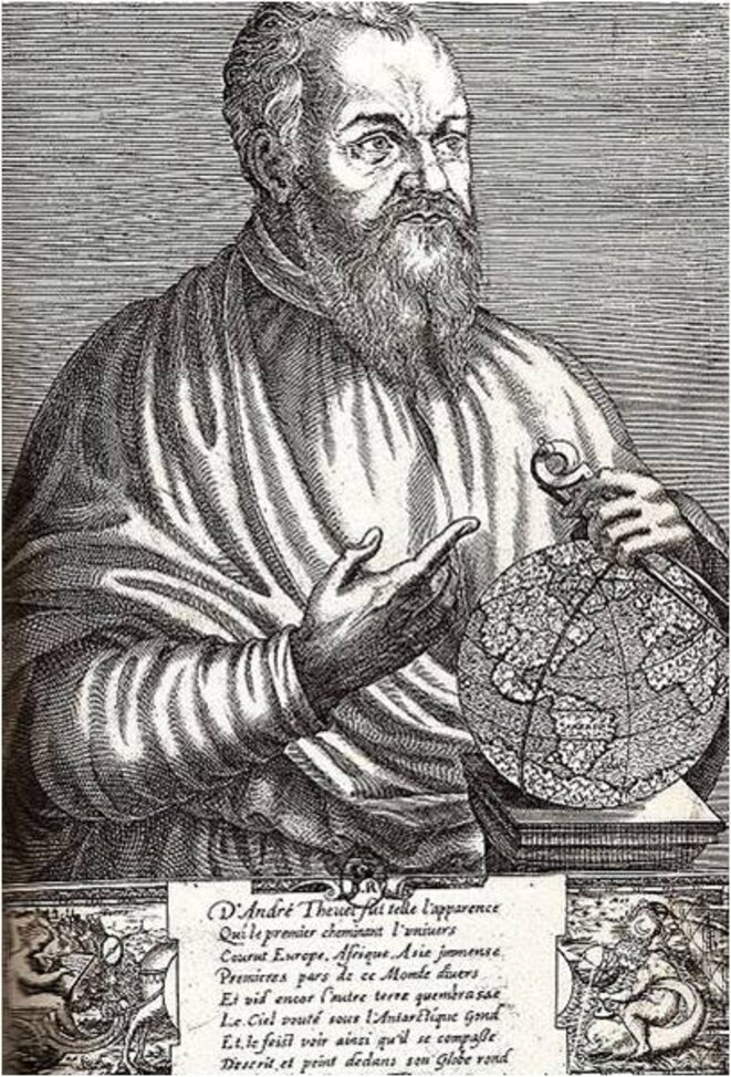 André Thevet (estampe de Thomas de Leu) André Thevet (estampe de Thomas de Leu)