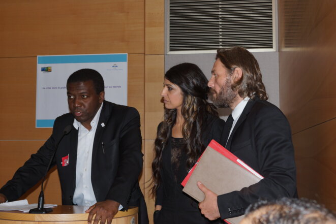 Ouverture du COLLOQUE avec Ibrahim Sorel Keita et Thierry Paul Valette Ouverture du COLLOQUE avec Ibrahim Sorel Keita et Thierry Paul Valette