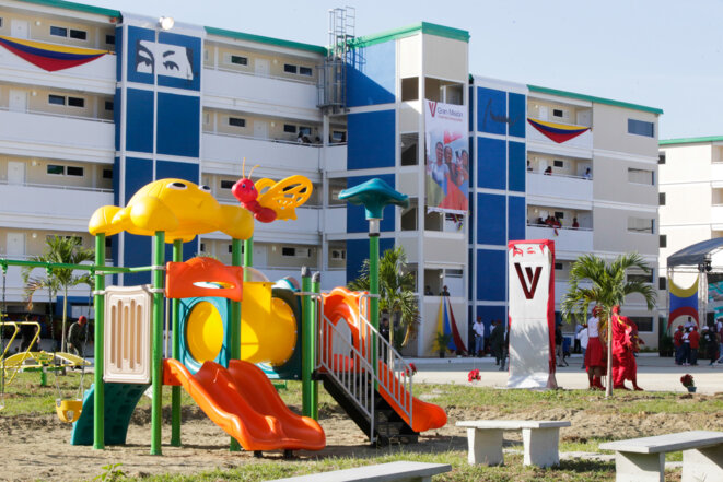 Inauguration de logements dans le cadre de la Gran Mision Vivienda en 2016